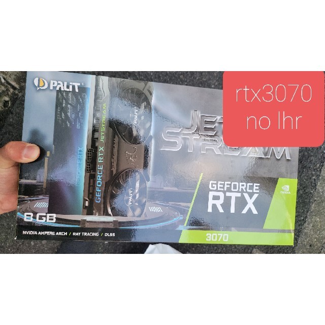 PCパーツpalit rtx3070 (no lhr)