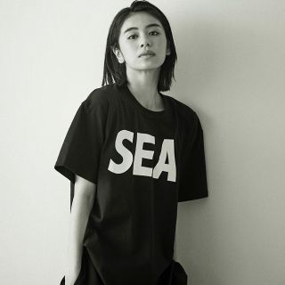 シー(SEA)のウィンダンシー XL Tシャツ C.GREEN-ORANGE (シャツ)