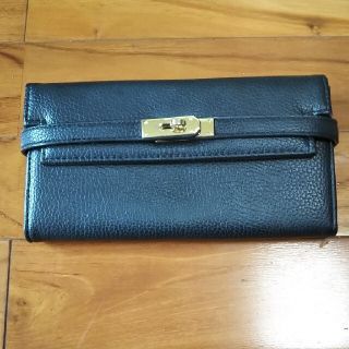 エルメス(Hermes)のカーフレザー長財布(財布)