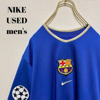 ナイキ(NIKE)のNIKE メンズ　サッカーシャツ　FC Barcelona ユニフォーム　L(ジャージ)