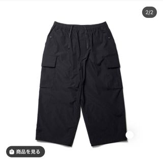 ワンエルディーケーセレクト(1LDK SELECT)の即発送 Daiwa Pier39 Tech Wide 6P Pants 黒 M(ワークパンツ/カーゴパンツ)