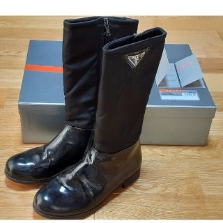 プラダ(PRADA)のPRADA　プラダ　キッズ　ロング　ブーツ【21cm】(ブーツ)