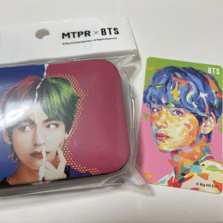 ボウダンショウネンダン(防弾少年団(BTS))のBTS コンタクトケース　MTPR×BTS 新品未使用　公式　テテ　テヒョン　V(アイドルグッズ)