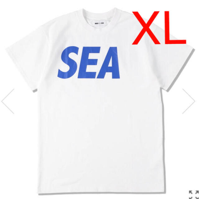 WIND AND SEA S/S T-SHIRT / WHITE-BLUE XL メンズのトップス(Tシャツ/カットソー(半袖/袖なし))の商品写真