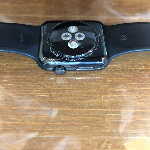 Apple(アップル)のApple Watch 初代42ｍｍ　ステンレススチール  メンズの時計(腕時計(デジタル))の商品写真