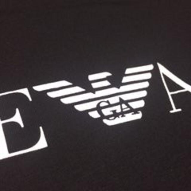 Emporio Armani(エンポリオアルマーニ)の最終価格！サイズL！エンポリオアルマーニ　ブラック/黒　Tシャツ　カットソー メンズのトップス(Tシャツ/カットソー(半袖/袖なし))の商品写真