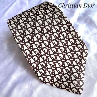 クリスチャンディオール(Christian Dior)の人気商品《Dior》トロッター柄　ネクタイ　シルク100% 10×140(ネクタイ)