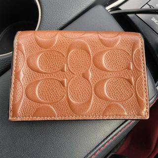 コーチ(COACH)のcoach コーチ　名刺入れ　カードケース　状態良好(名刺入れ/定期入れ)