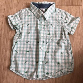 ギャップ(GAP)のGAP 半袖シャツ　ミントグリーン　日本90サイズ(Tシャツ/カットソー)