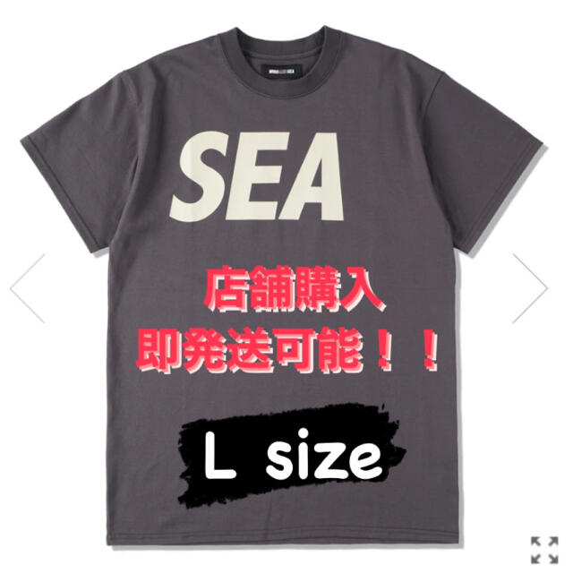 SEA(シー)のWIND AND SEA Tシャツ　チャコールグレー メンズのトップス(Tシャツ/カットソー(半袖/袖なし))の商品写真