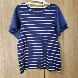 ダブルクローゼット(w closet)のダブルクローゼット　ボーダー　Tシャツ(Tシャツ(半袖/袖なし))