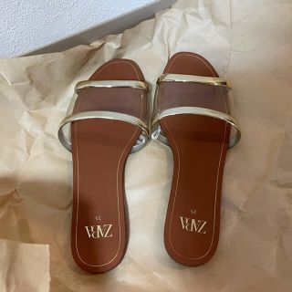 ザラ(ZARA)のザラ クリアサンダル(サンダル)