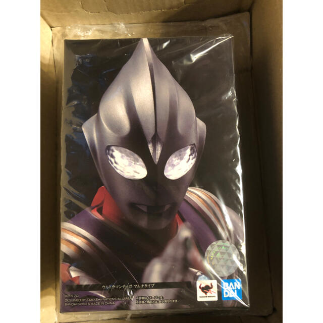 BANDAI(バンダイ)のS.H.Figuarts 真骨彫製法 ウルトラマンティガ　マルチタイプ　新品 エンタメ/ホビーのフィギュア(特撮)の商品写真