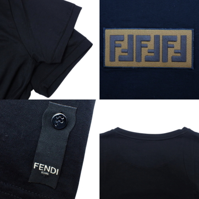 FENDI(フェンディ)のフェンディ Tシャツ ブラック黒   40802000753 メンズのトップス(Tシャツ/カットソー(半袖/袖なし))の商品写真