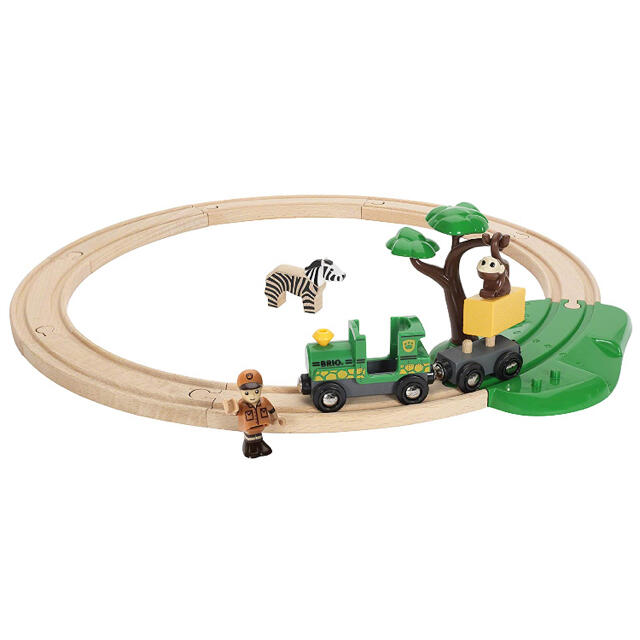 BRIO(ブリオ)の中古　ブリオ　BRIO WORLD サファリサークルセット 33720 キッズ/ベビー/マタニティのおもちゃ(電車のおもちゃ/車)の商品写真