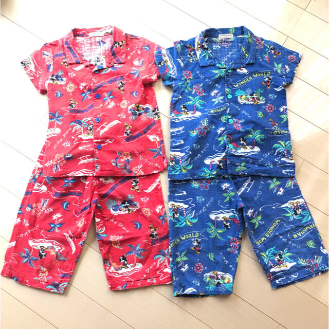 ampersand(アンパサンド)のAmpersand夏パジャマ110セット キッズ/ベビー/マタニティのキッズ服男の子用(90cm~)(パジャマ)の商品写真