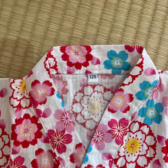 甚平　サイズ120 キッズ/ベビー/マタニティのキッズ服男の子用(90cm~)(甚平/浴衣)の商品写真