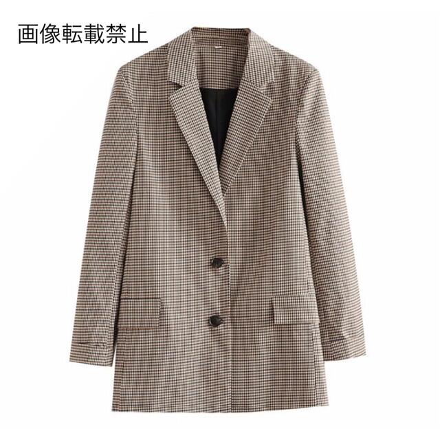 ZARA(ザラ)の🌻7月新作🏖5042◆チェック柄 テーラードジャケット ブレザー  レディースのジャケット/アウター(テーラードジャケット)の商品写真