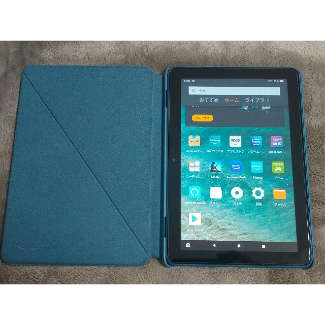 Amazon Fire HD8 第10世代 64GB ブルー 中古 スマホ/家電/カメラのPC/タブレット(タブレット)の商品写真