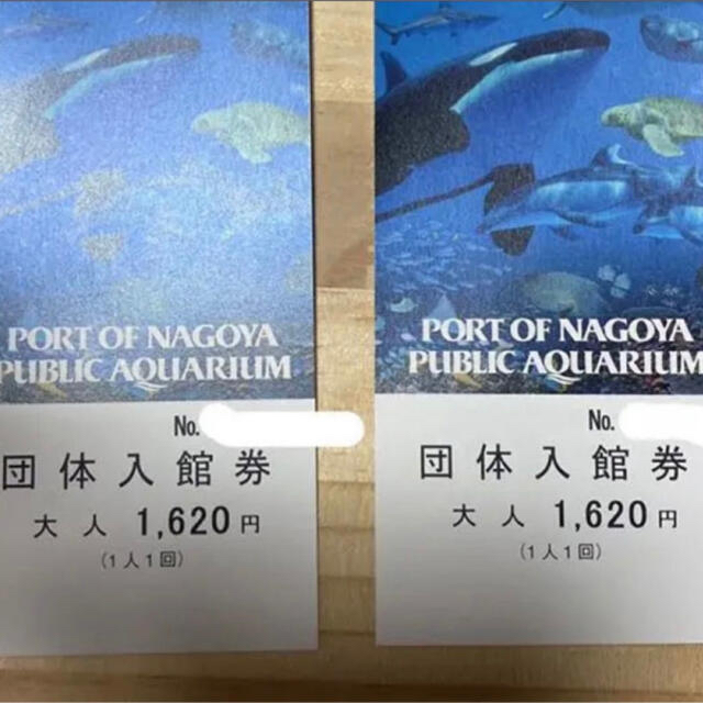 名古屋港水族館　入場券 チケットの施設利用券(水族館)の商品写真