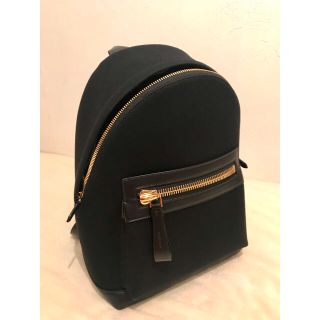 トムフォード(TOM FORD)の希少/正規品/トムフォード/キャンバス×レザー/バックパック/黒/美品(バッグパック/リュック)