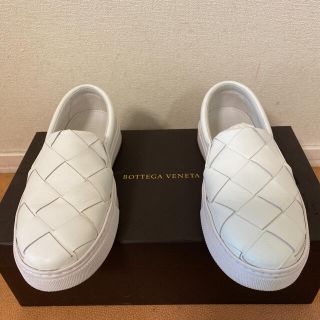 ボッテガヴェネタ(Bottega Veneta)のBOTTEGA VENETA   イントレチャート　スリッポン　35(スリッポン/モカシン)