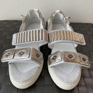 トーガ(TOGA)のTOGA PULLA メタルスニーカーサンダル　美品！(サンダル)