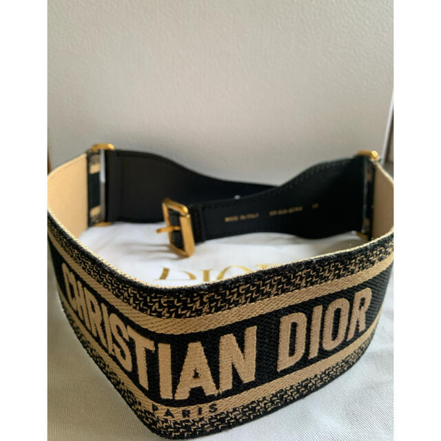 DIOR ディオール　キャンバス　ベルト　エンブロイダリー　新品未使用