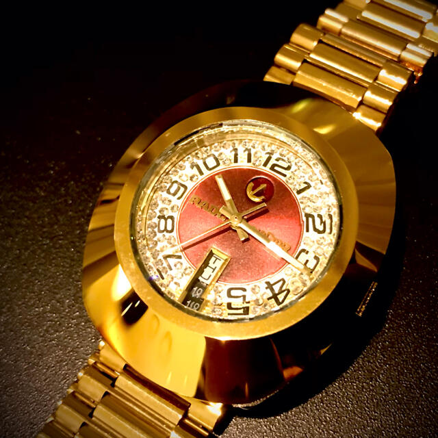 ラドー RADO ダイヤスター 自動巻き  ゴールド 腕時計 ビンテージ