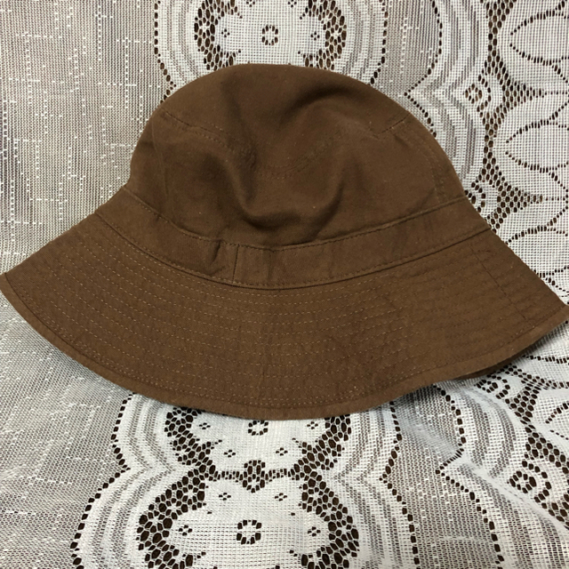 バケットハット　茶色 レディースの帽子(ハット)の商品写真