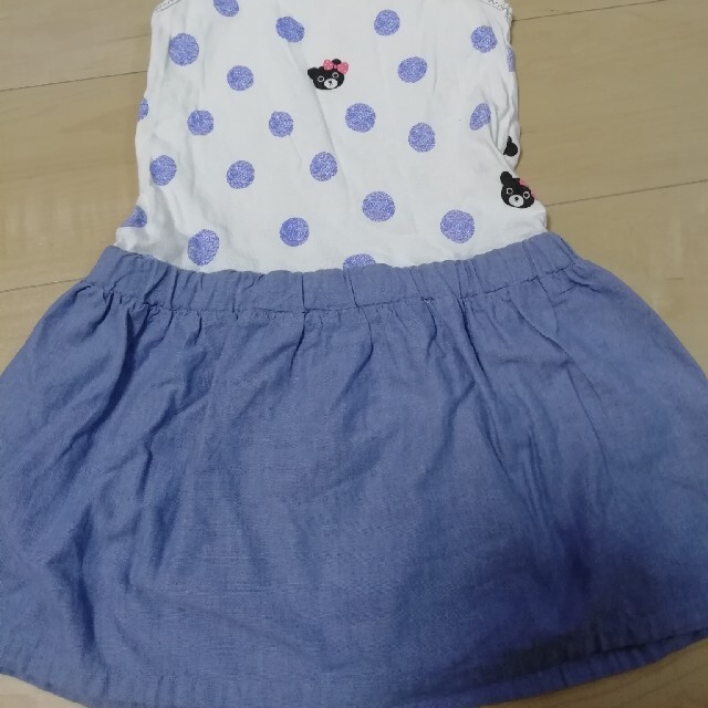 DOUBLE.B(ダブルビー)のダブルBワンピース120 キッズ/ベビー/マタニティのキッズ服女の子用(90cm~)(ワンピース)の商品写真