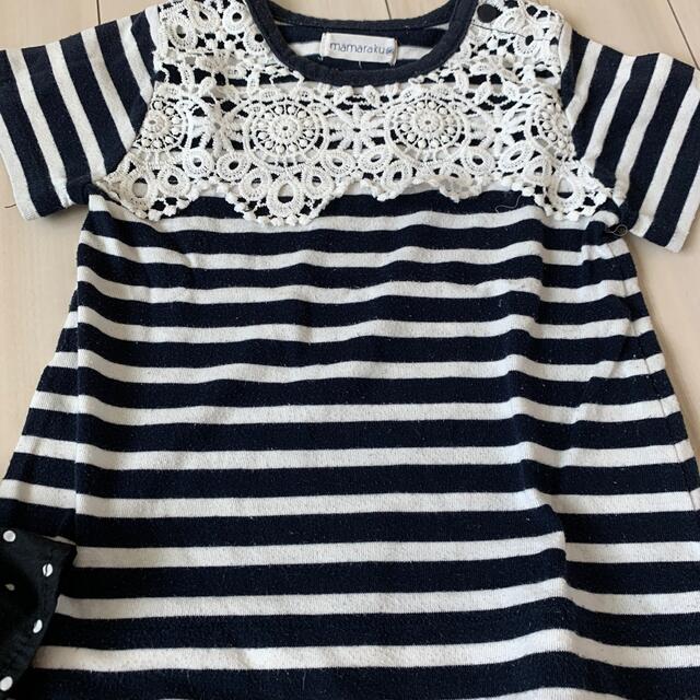 95サイズ　トップス　女の子 キッズ/ベビー/マタニティのキッズ服女の子用(90cm~)(Tシャツ/カットソー)の商品写真