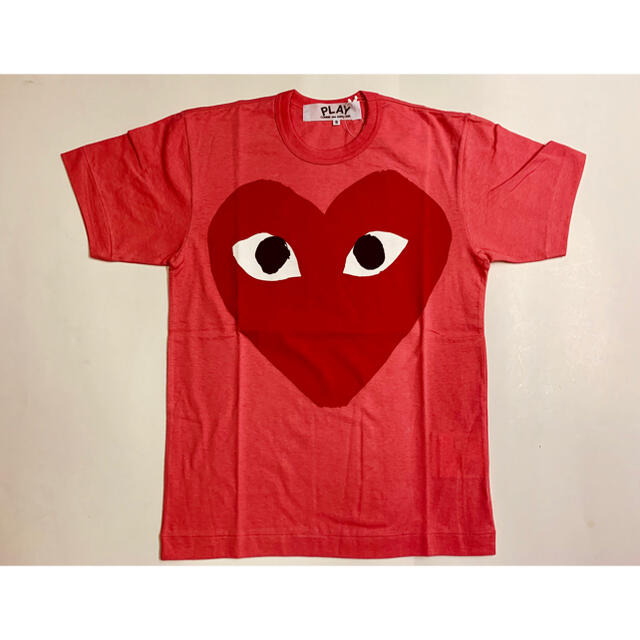 コムデギャルソンPLAY BIG HEART Tシャツ ピンクS