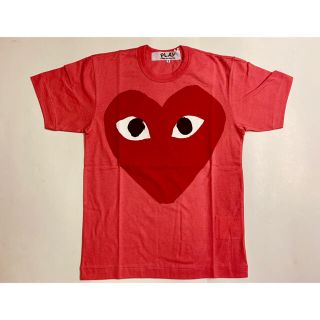 コムデギャルソン(COMME des GARCONS)のコムデギャルソンPLAY BIG HEART Tシャツ ピンクS(Tシャツ/カットソー(半袖/袖なし))