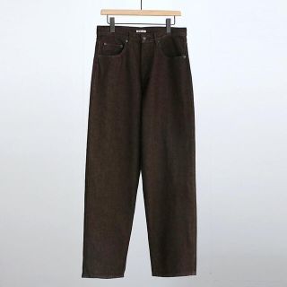 AURALEE 21aw HARD TWIST DENIM WIDE PANTS(デニム/ジーンズ)