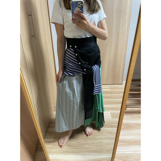 UNITED TOKYO  シャツ巻風スカート