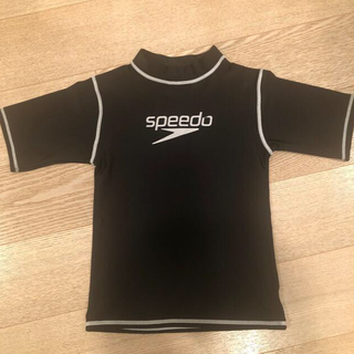 スピード(SPEEDO)のスピード ジュニア ラッシュガード 120            半そで 黒(水着)