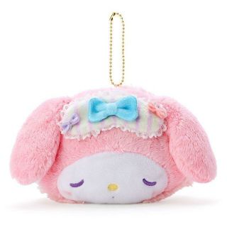 サンリオ(サンリオ)のSANRIO マイメロ ピアノ なかよくはんぶんこ フェイス型ポーチ(キャラクターグッズ)