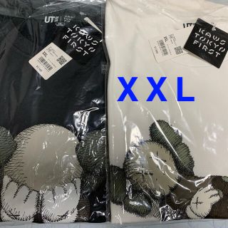 ユニクロ(UNIQLO)のユニクロ　カウズ　UT 　Tシャツ　xxl グレー　ホワイト　2点 ユニクロ(Tシャツ/カットソー(半袖/袖なし))