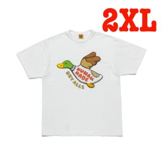 HUMAN MADE KAWS TEE 2XL XXL WHITE(Tシャツ/カットソー(半袖/袖なし))