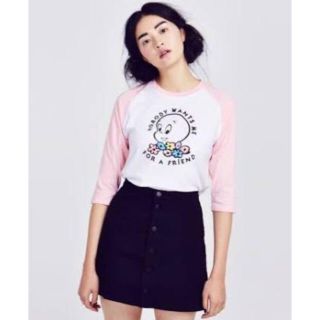 レイジーオーフ(LAZY OAF)のLazy oaf × Casper ラグランTシャツ(Tシャツ(長袖/七分))