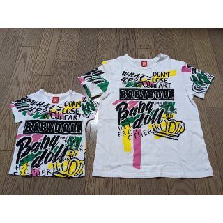 ベビードール(BABYDOLL)の親子ペアTシャツ(Tシャツ(半袖/袖なし))