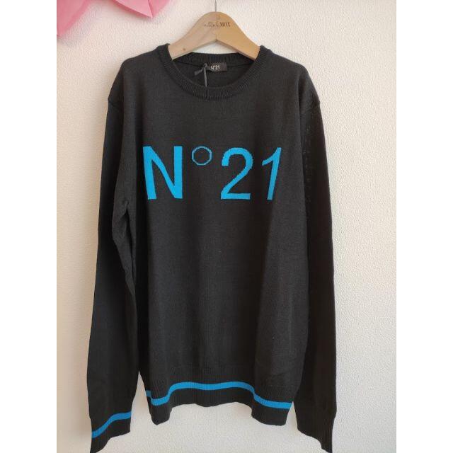 N°21(ヌメロヴェントゥーノ)の２日限定価格！新品12Y【ヌメロヴェントゥーノ】N°21　ロゴニット レディースのトップス(ニット/セーター)の商品写真