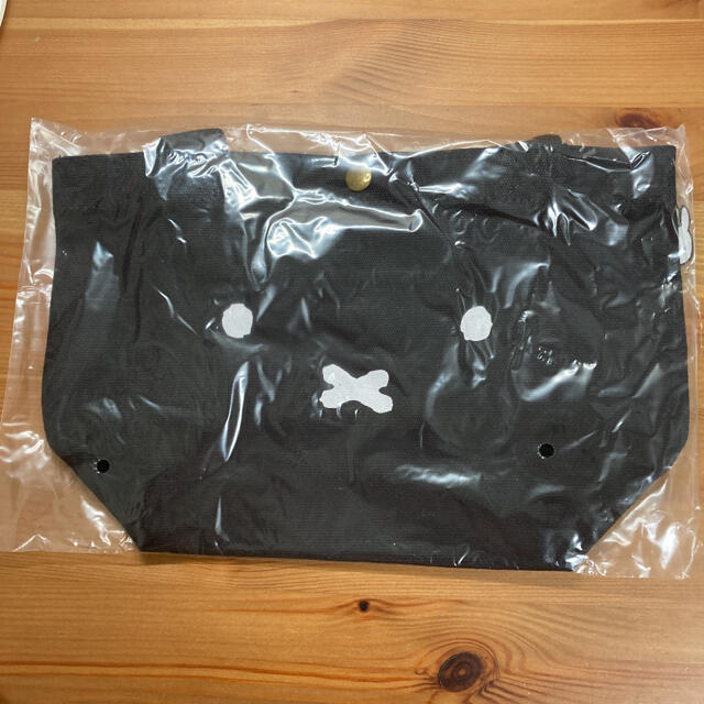 miffy×HAPI+TAS ハンプミニトート ランチバッグ　ブラック レディースのバッグ(トートバッグ)の商品写真