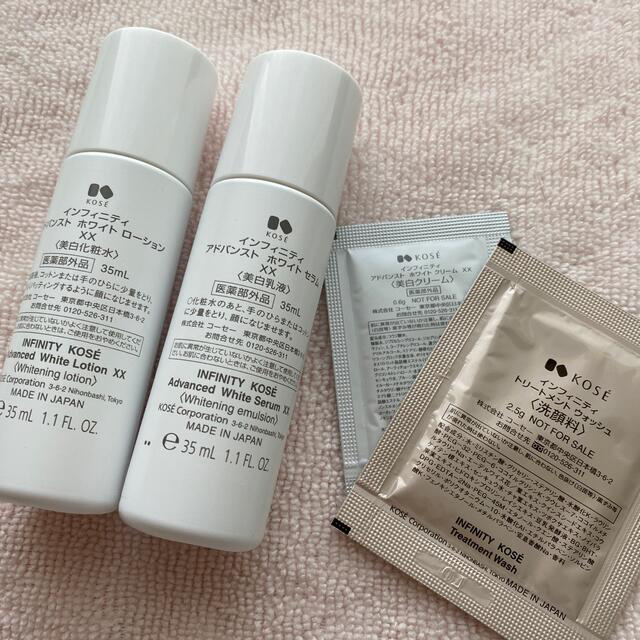 KOSE(コーセー)の【新品】インフィニティ 化粧水＆乳液 コスメ/美容のキット/セット(サンプル/トライアルキット)の商品写真