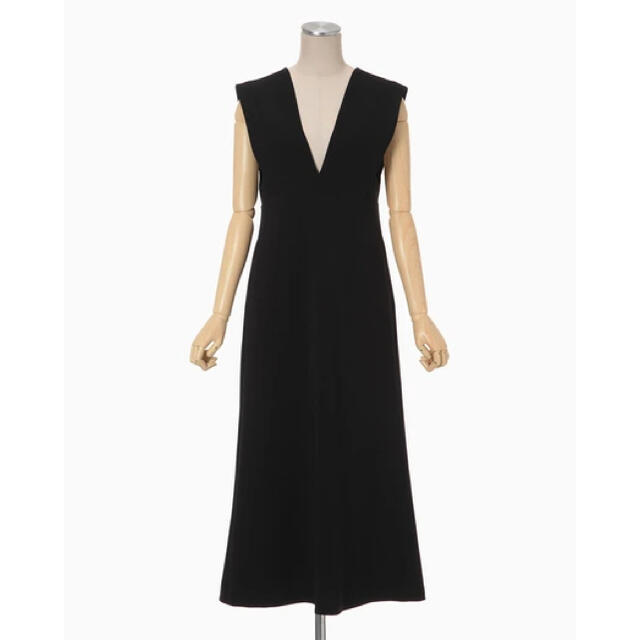 mame kurogouchi V Neck Sleeveless Dress