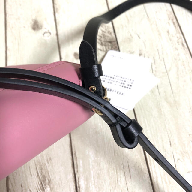 ⭐️未使用品　SMYTHSON 可愛いピンクのレザーショルダーバッグ定価8万円程⭐️