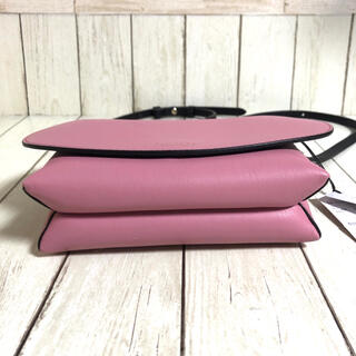 ⭐️未使用品　SMYTHSON 可愛いピンクのレザーショルダーバッグ定価8万円程