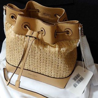 JIMMY CHOO/ジミーチュウ ストローバッグ  カゴバッグ