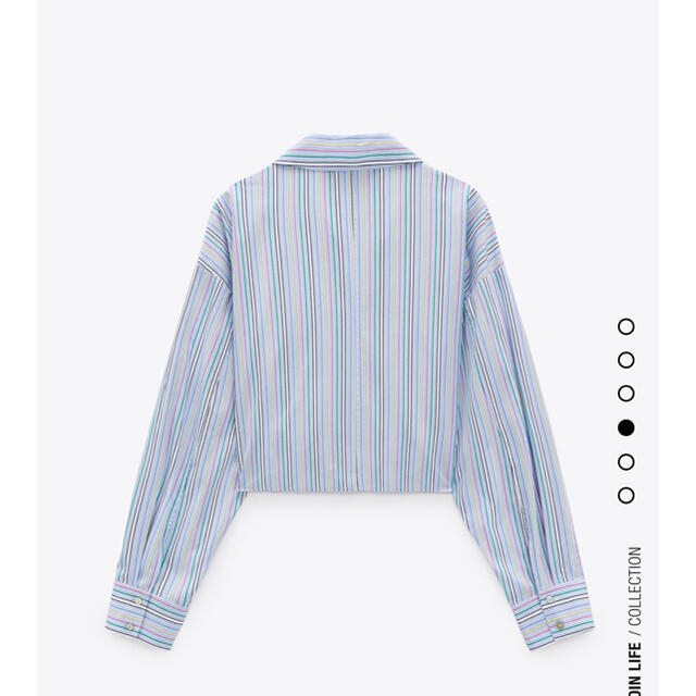 ZARA(ザラ)のZARA ストライプシャツ　新品未使用 レディースのトップス(シャツ/ブラウス(長袖/七分))の商品写真